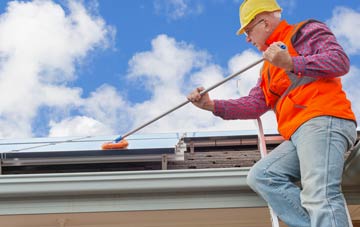 Four Elms soft wash roof cleaning
